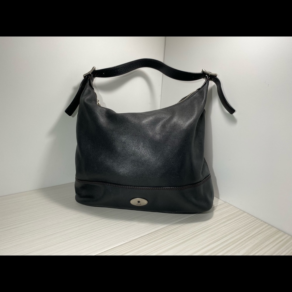Fossil Leather Bucket Hobo